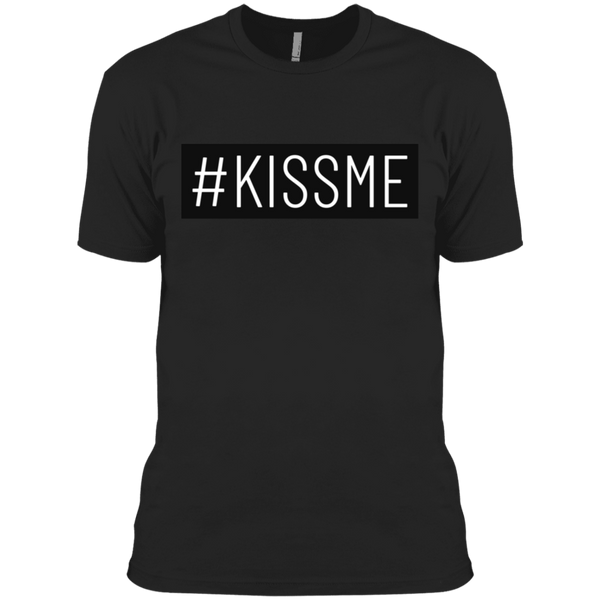 Hashtag Kiss Me - Black Tee